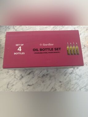finedine Oil Bottle Set - set of 4